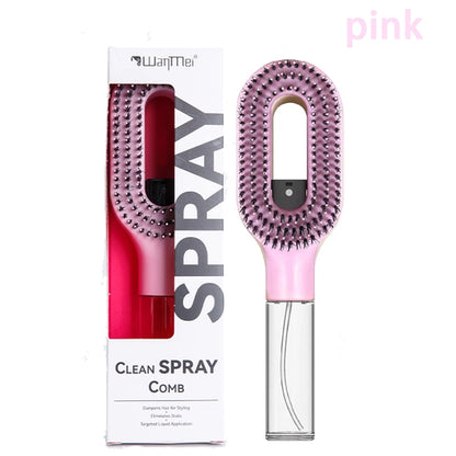 Escova com Pulverizador Integrado para Cabelo – Unixa Care™